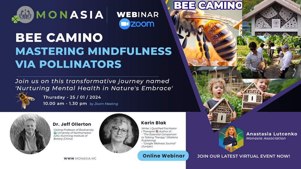 Webinar | Bee Camino : mastering mindfulness via pollinators